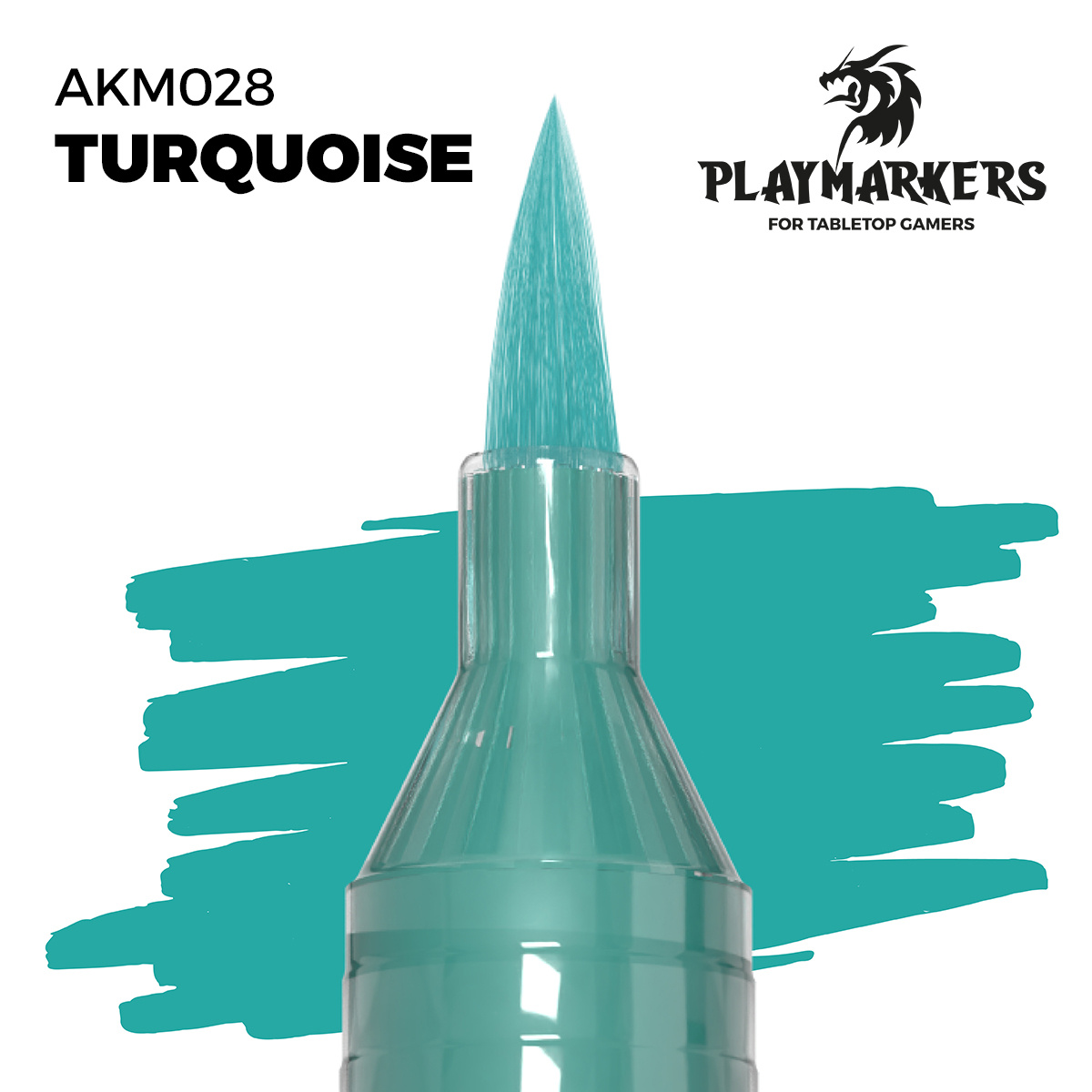 AKM028 AK Interactive Акриловый маркер PLAYMARKER - Бирюзовый / TURQUOISE – PLAYMARKER