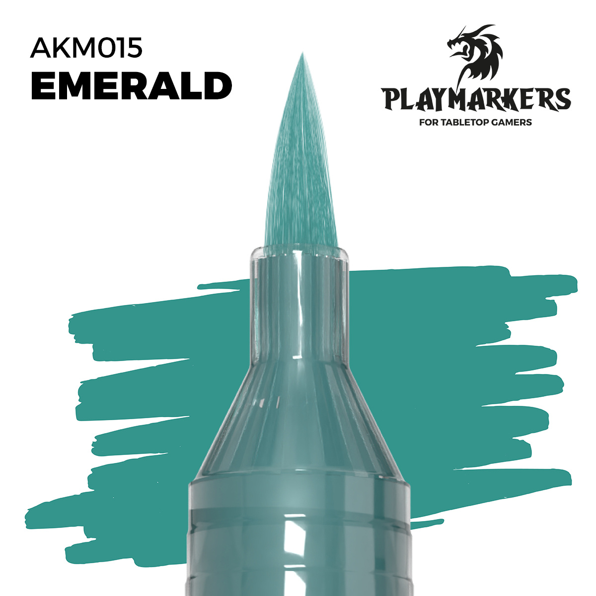 AKM015 AK Interactive Акриловый маркер PLAYMARKER - Изумрудный / EMERALD – PLAYMARKER