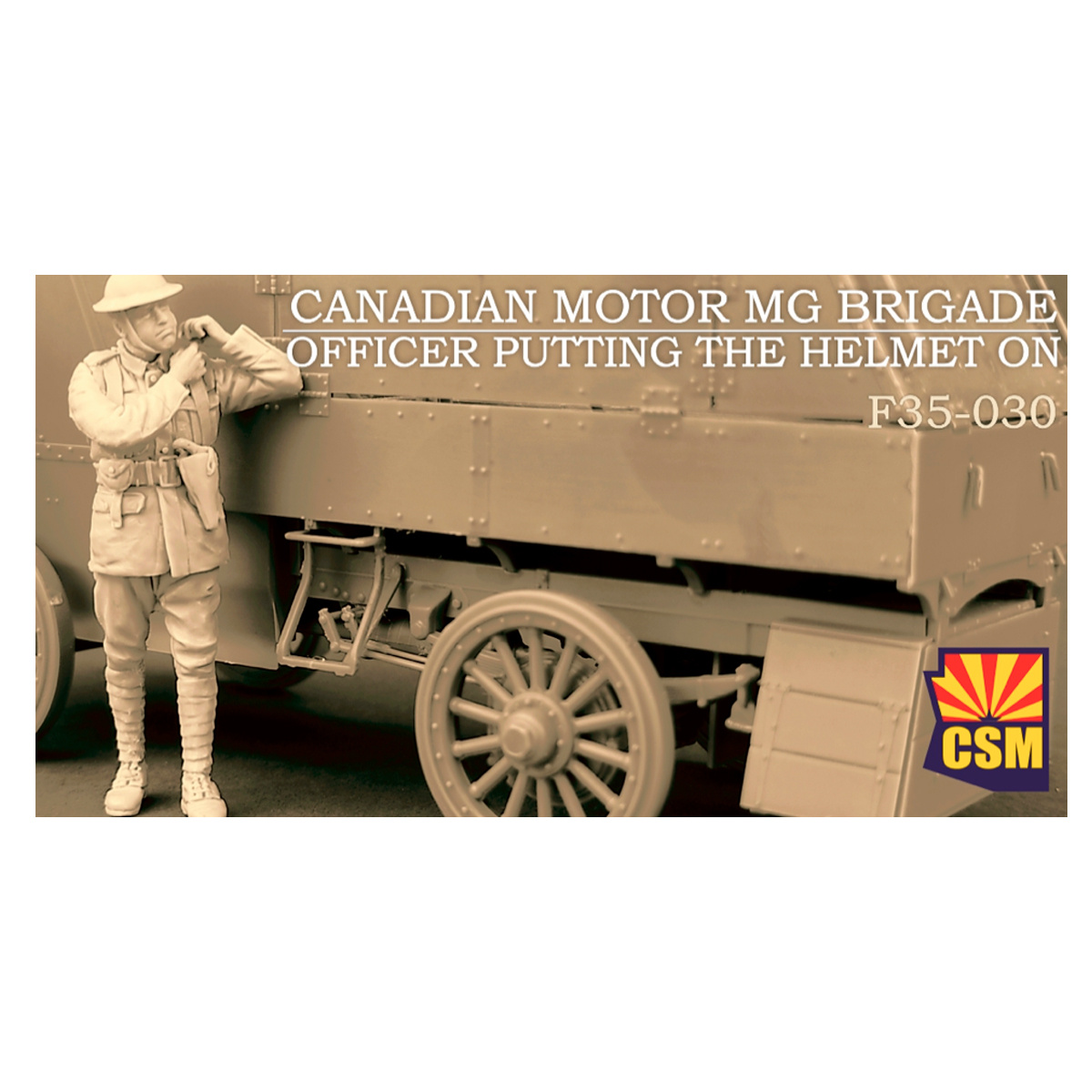 F35-030 Copper State Models 1/35 Офицер канадской мfromострелковой бригады надевает шлем