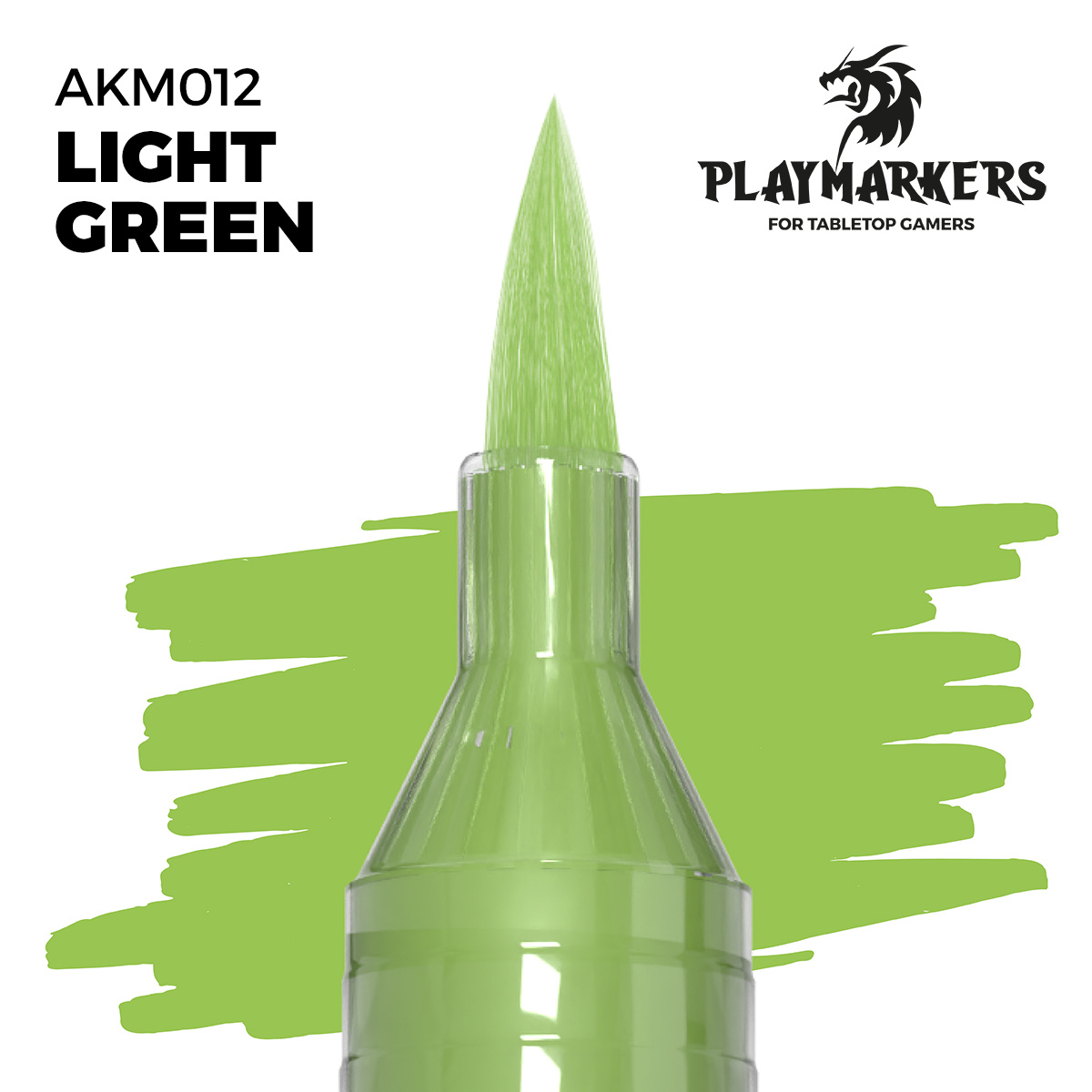 AKM012 AK Interactive Акриловый маркер PLAYMARKER - Светло-зелёный / LIGHT GREEN – PLAYMARKER