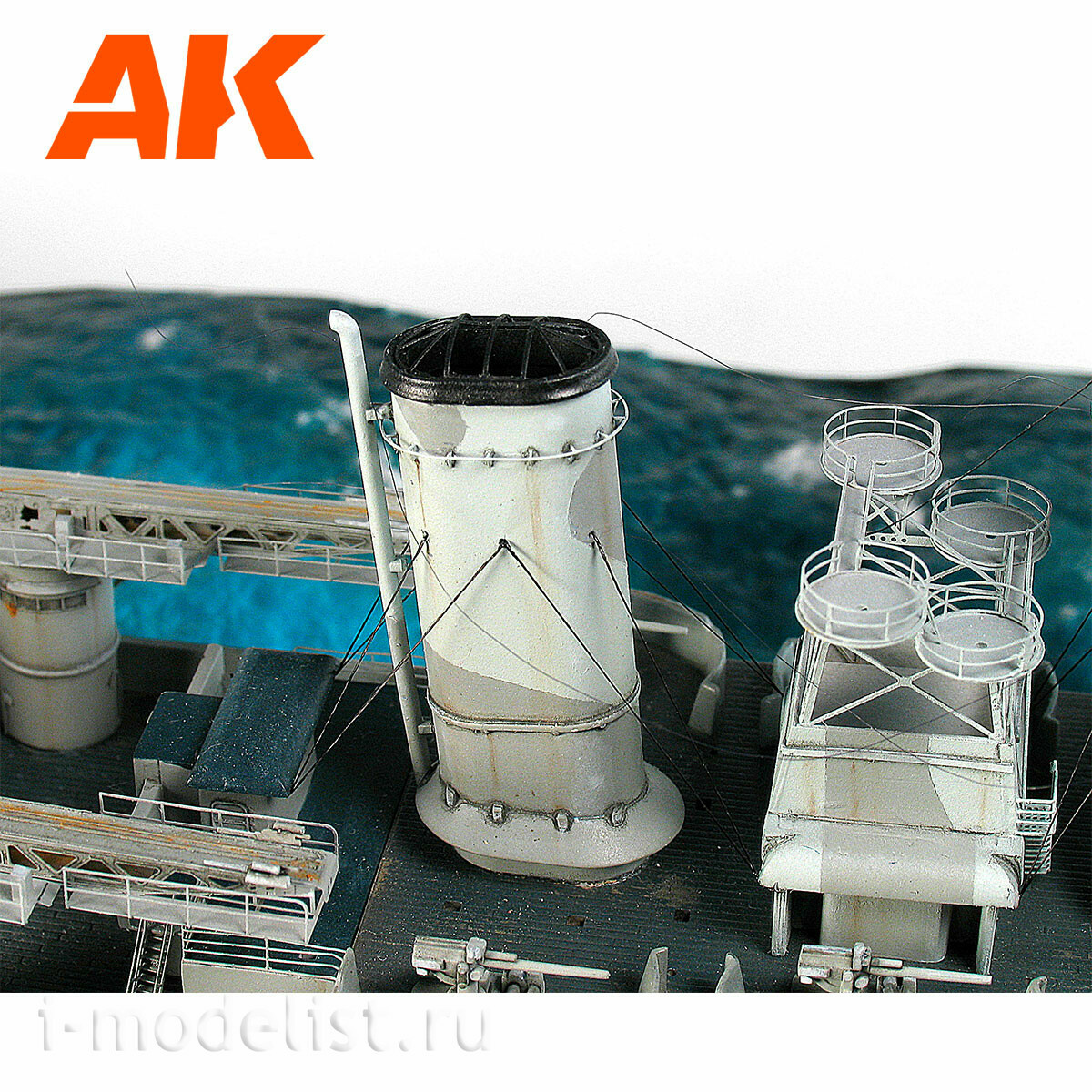 AK9135 AK Interactive Ultra-thin Elastic Rigging Coil (Suitable for scales 1:72, 1:350, 1:700)