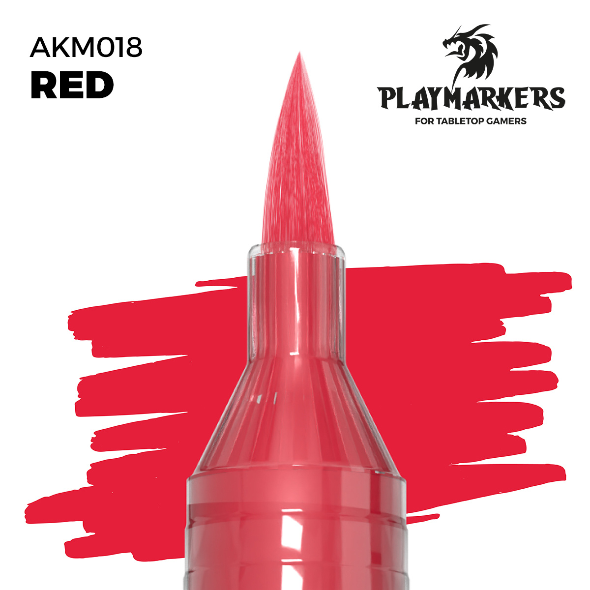 AKM018 AK Interactive Акриловый маркер PLAYMARKER - Красный / RED – PLAYMARKER
