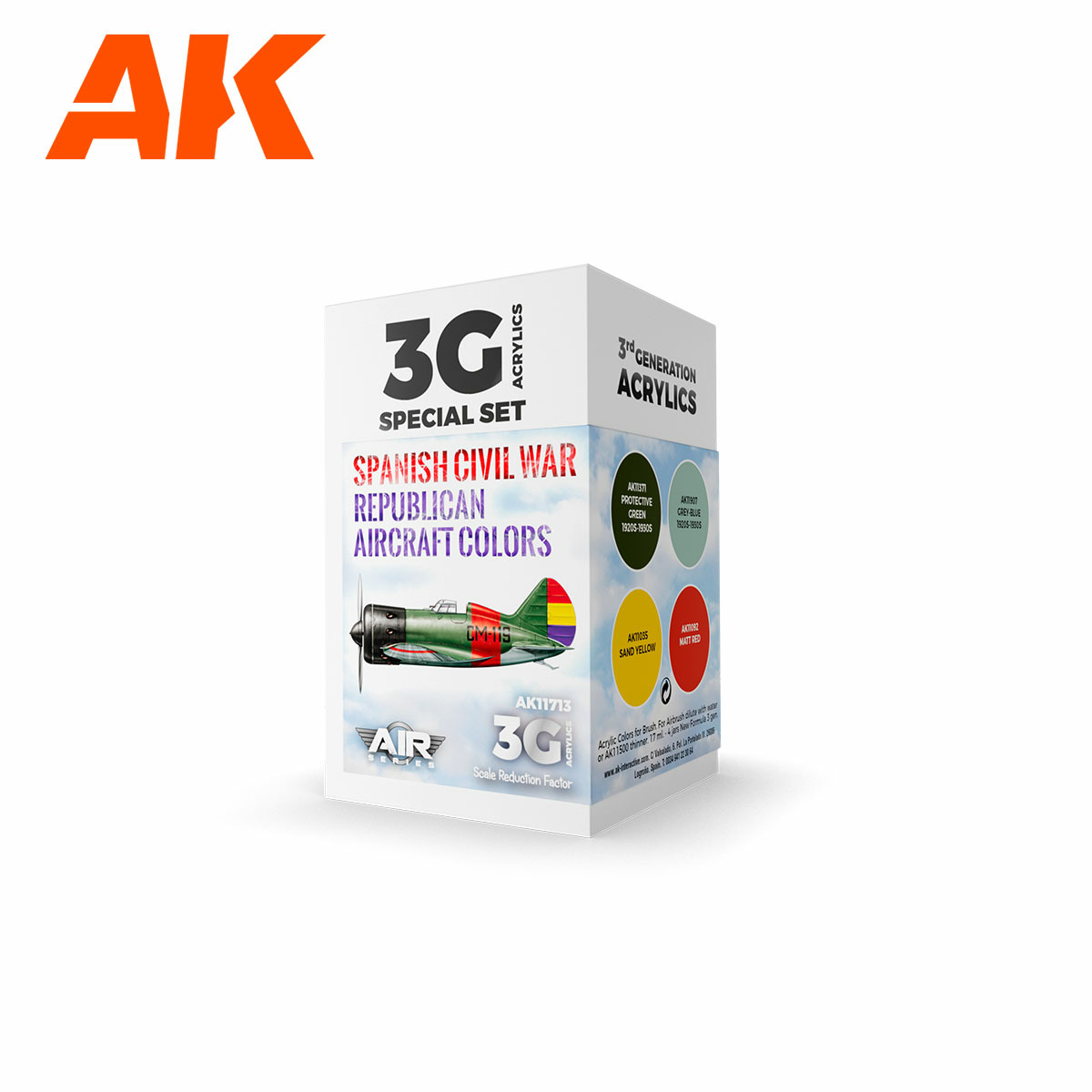 AK11713 AK Interactive Set of acrylic paints 