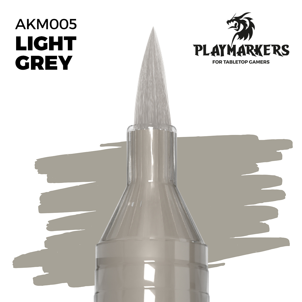 AKM005 AK Interactive Акриловый маркер PLAYMARKER - Светло-серый / LIGHT GREY – PLAYMARKER