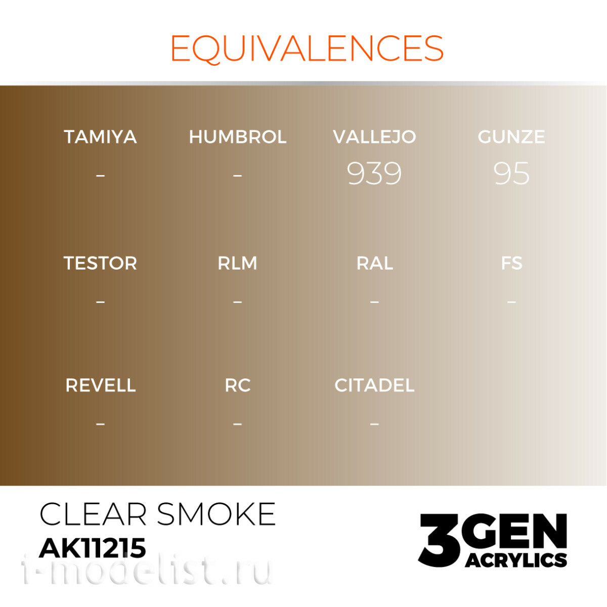 AK11215 AK Interactive CLEAR SMOKE – STANDARD