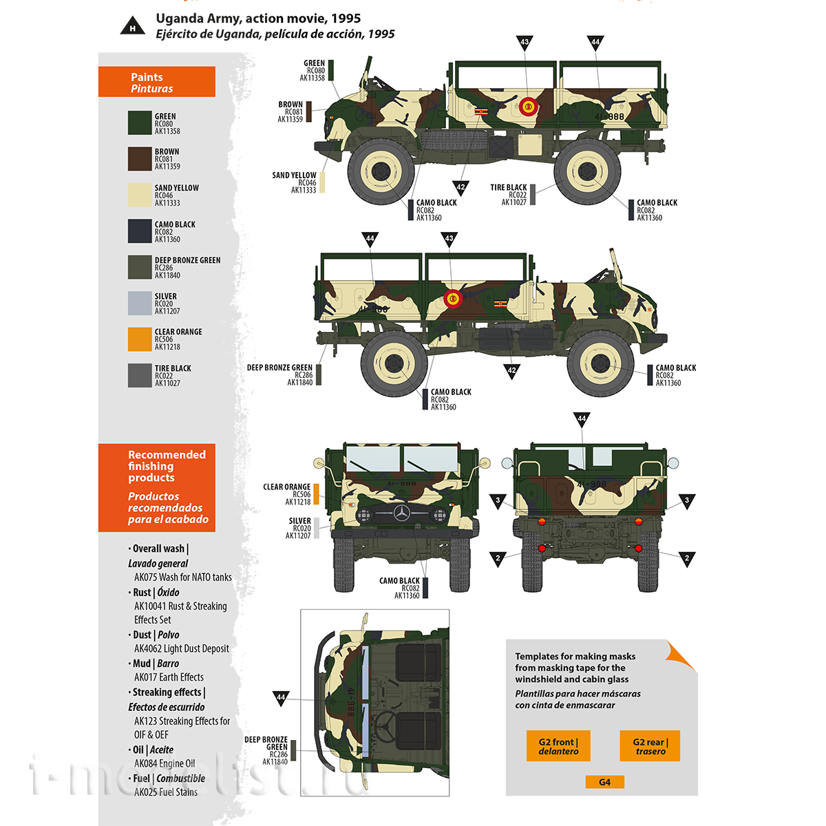AK35505 AK Interactive 1/35 Unimog-S 404 SUV, Europe and Africa