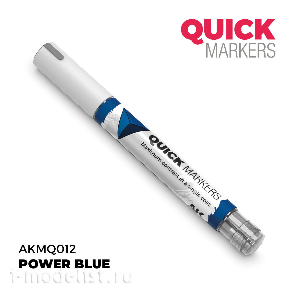 AKMQ012 AK Interactive Маркер QUICK MARKER - Мощный синий / Power Blue