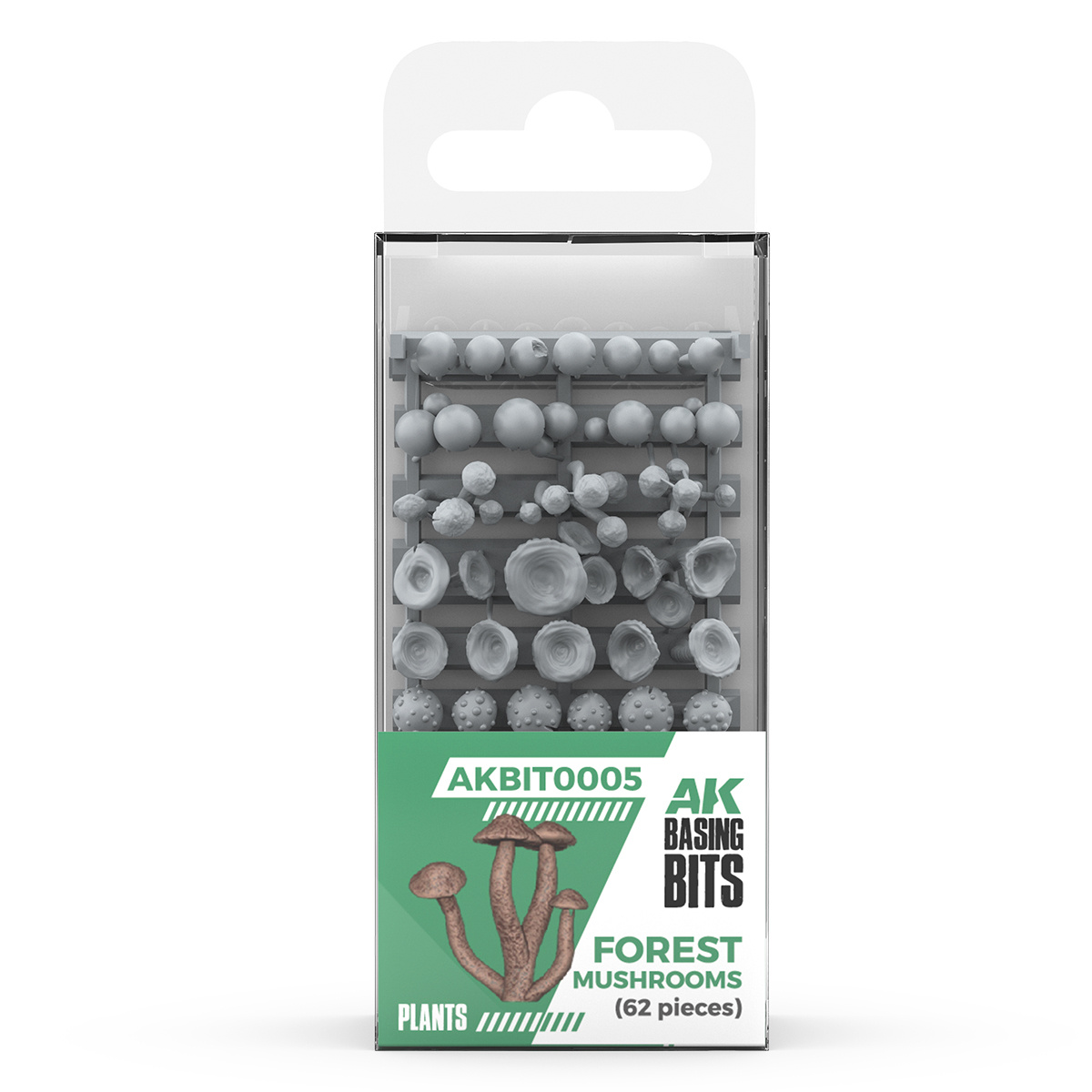 AKBIT0005 AK Interactive 3D-печать BASING BITS Лесные грибы / Forest Mushrooms