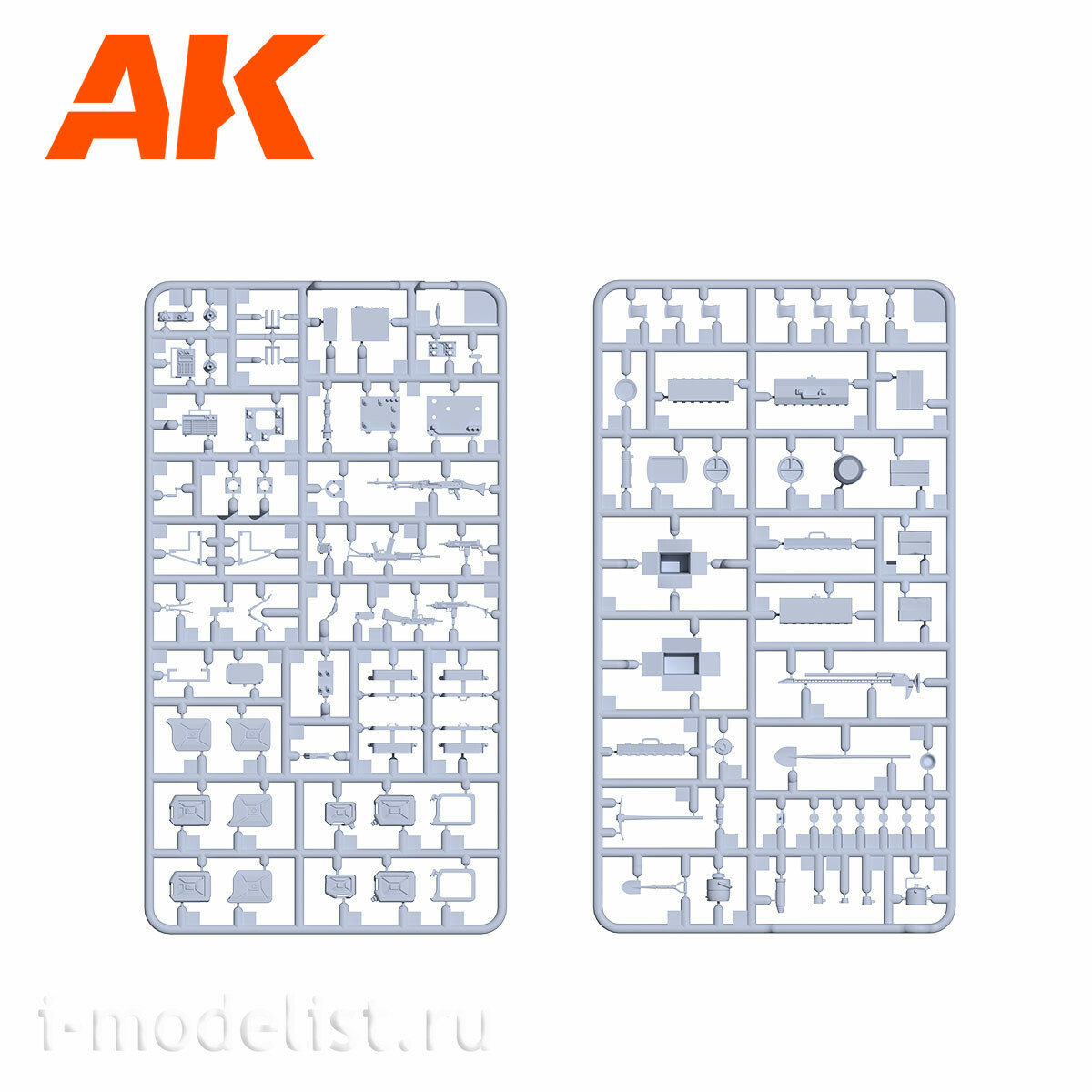 AK35006 AK Interactive 1/35 Комплект аксессуаров Армии обороны Израиля / IDF Accessories