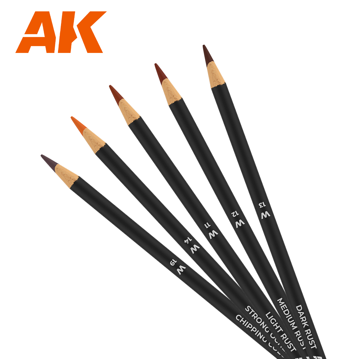 AKКМБ5 AK Interactive Набор карандашей для везеринга 