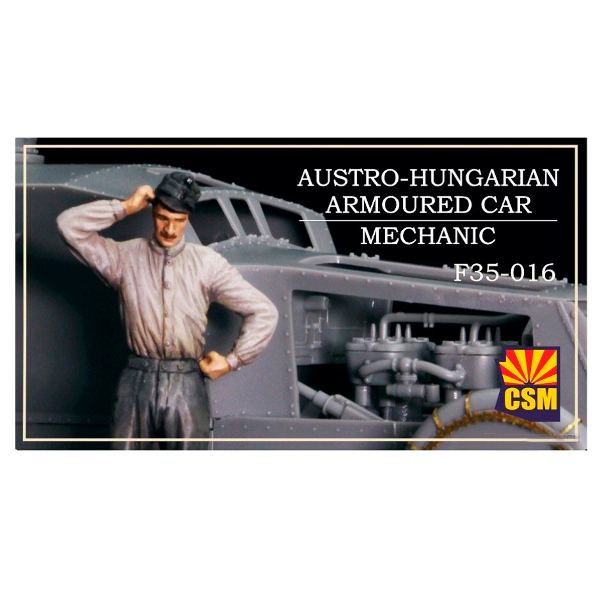 F35-016 Copper State Models 1/35 Механик австро-венгерского броневика