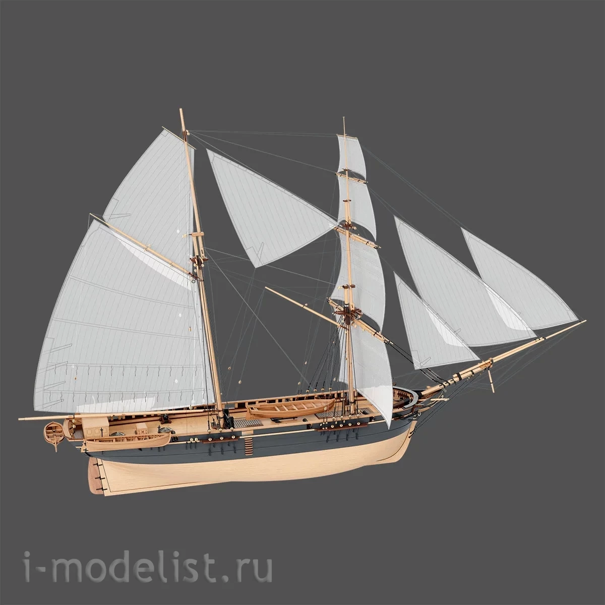 E7207 Эскадра 1/72 Сборная деревянная модель 