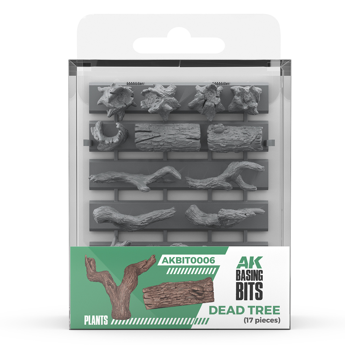 AKBIT0006 AK Interactive 3D-печать BASING BITS Мертвое дерево / Dead Tree