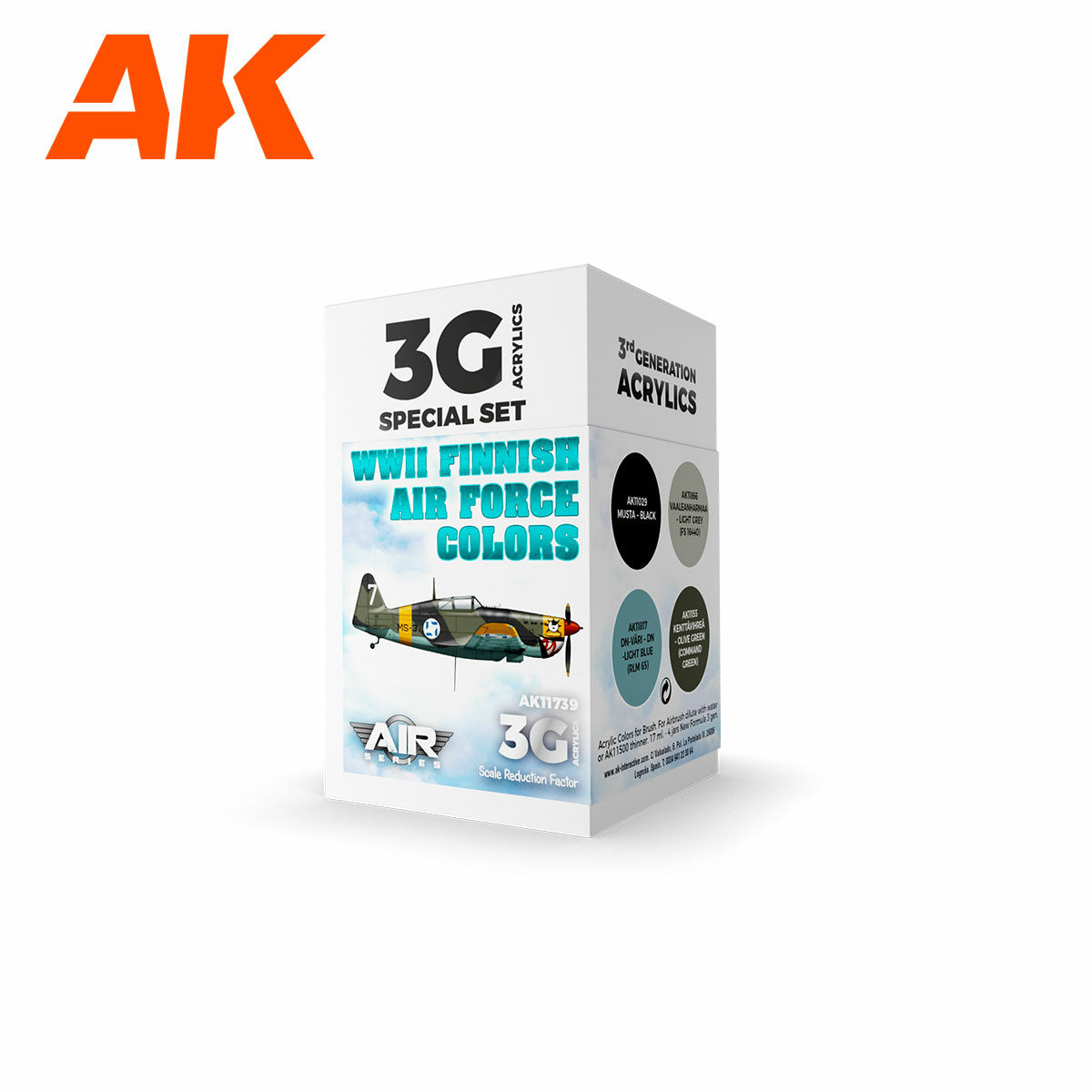 AK11739 AK Interactive Set of acrylic paints 