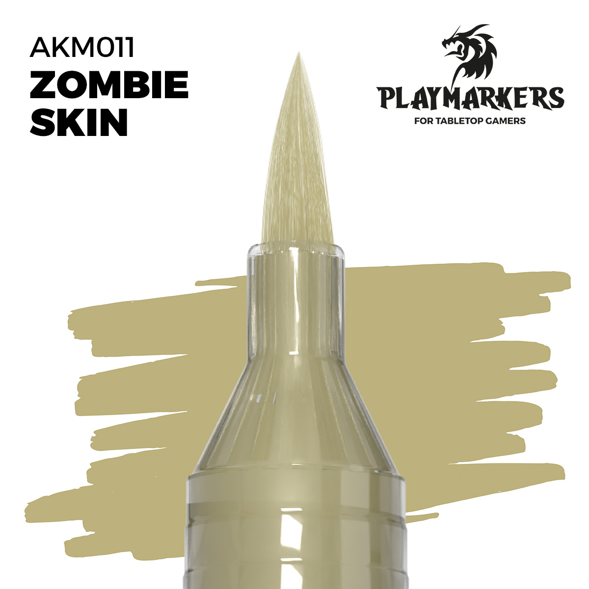 AKM011 AK Interactive Акриловый маркер PLA YMARKER - Кожа зомби / ZOMBIE SKIN – PLAYMARKER