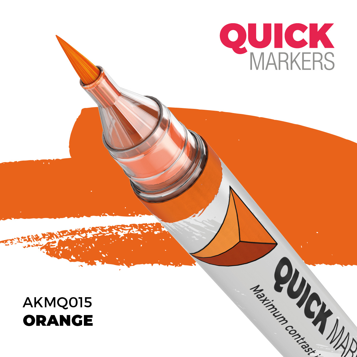 AKMQ015 AK Interactive Маркер QUICK MARKER - Оранжевый / Orange