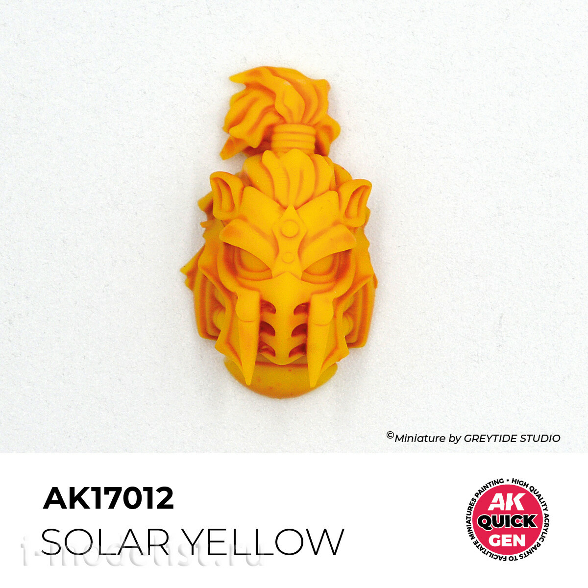 AK17012 AK Interactive Краска акриловая QUICK GEN - Солнечный жёлтый / SOLAR YELLOW