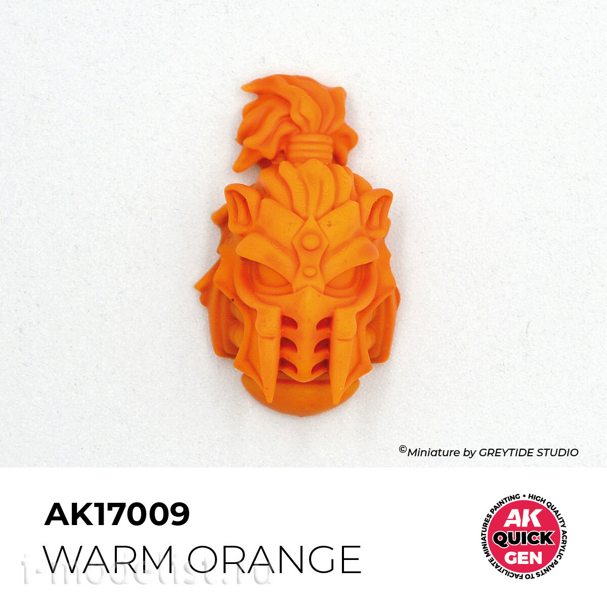 AK17009 AK Interactive Краска акриловая QUICK GEN - Тёплый оранжевый / WARM ORANGE