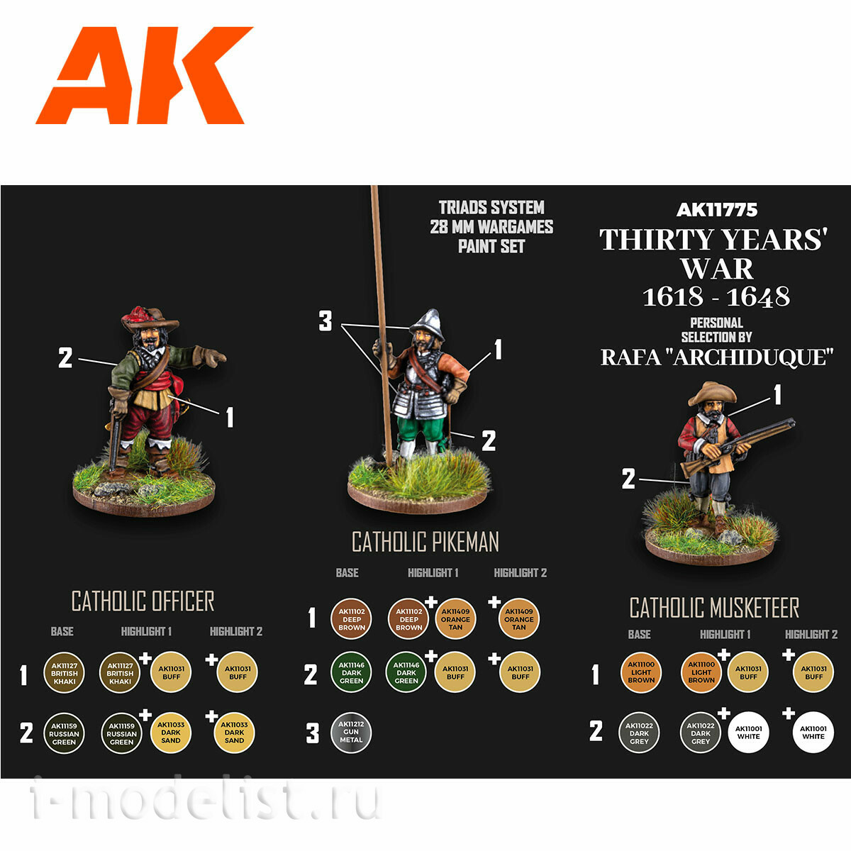 AK11776 AK Interactive Set of acrylic paints 