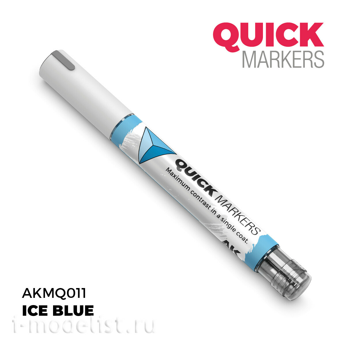 AKMQ011 AK Interactive Маркер QUICK MARKER - Льдисто-голубой / Ice Blue