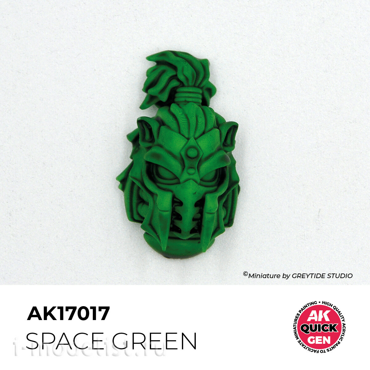 AK17017 AK Interactive Краска акриловая QUICK GEN - Космический зелёный / SPACE GREEN