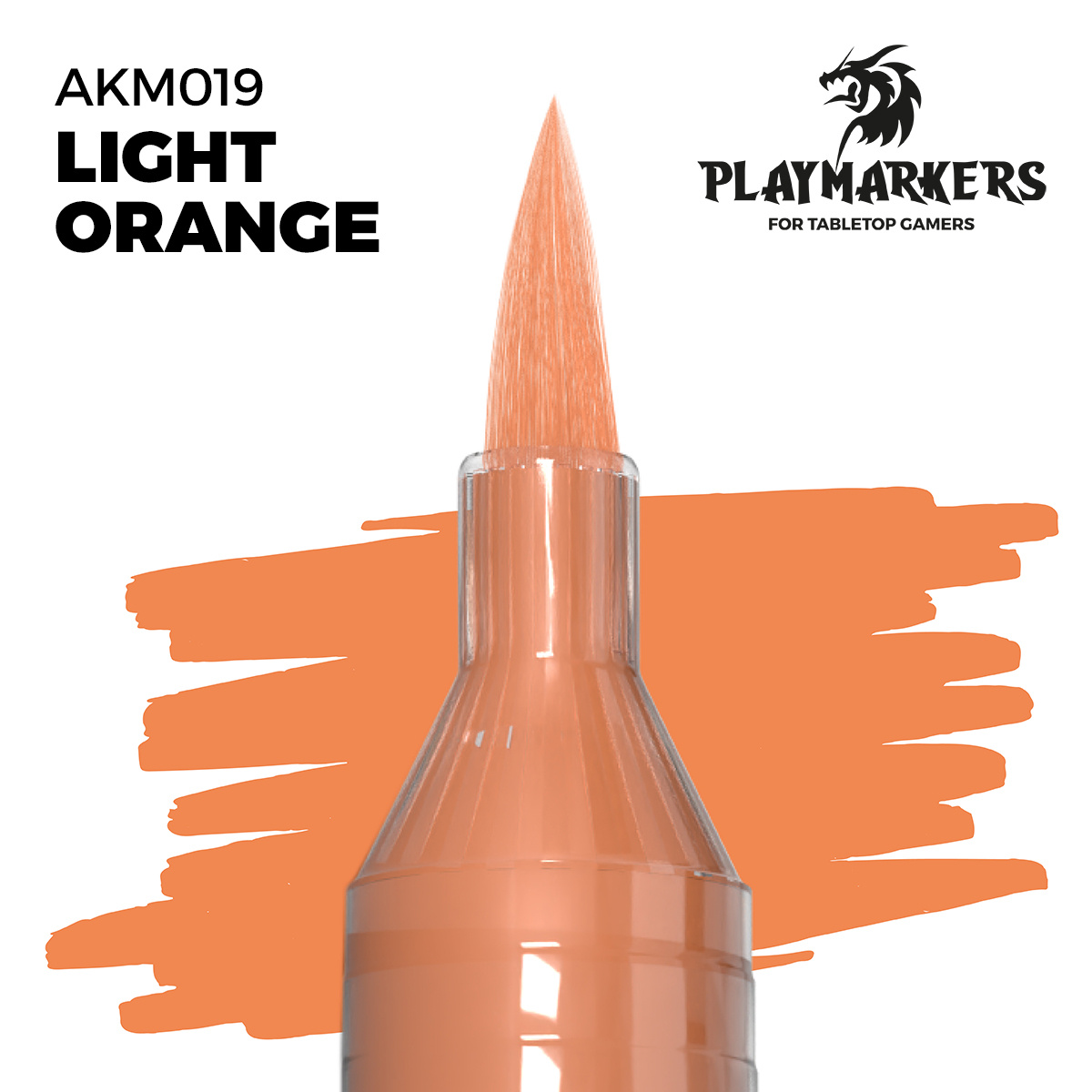AKM019 AK Interactive Акриловый маркер PLAYMARKER - Светло-оранжевый / LIGHT ORANGE – PLAYMARKER