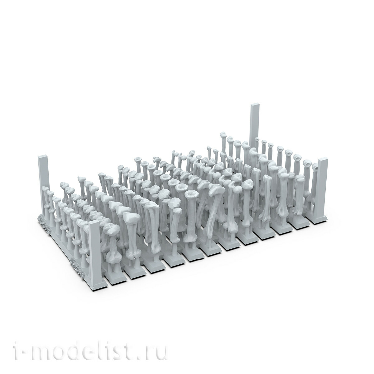 AKBIT0013 AK Interactive 3D-печать BASING BITS Человеческие кости / Human Bones