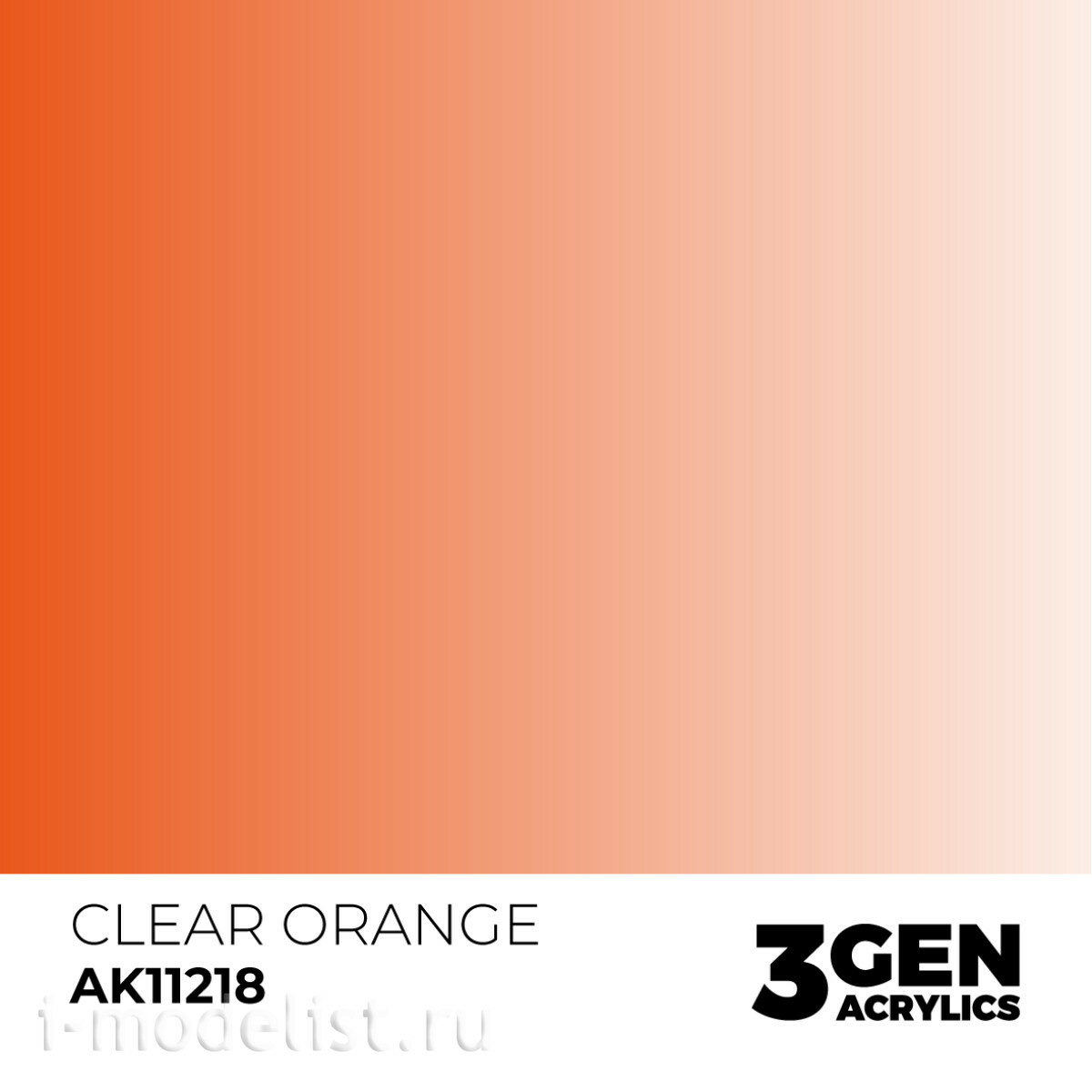 AK11218 AK Interactive CLEAR ORANGE – STANDARD