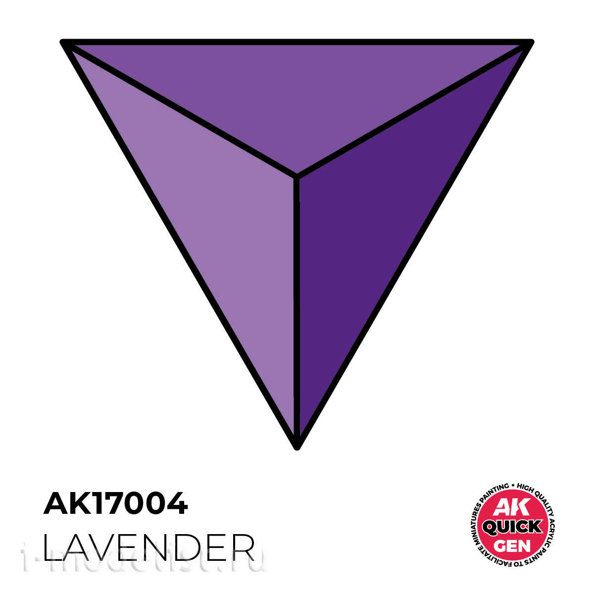 AK17004 AK Interactive Краска акриловая QUICK GEN - Лаванtoвый / LAVENDER