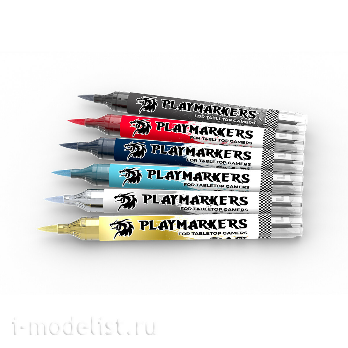 AKM106 AK Interactive Набор акриловых маркеров PLAYMARKER - Космические рыцари / SPACE KNIGHTS – PLAYMARKER SET