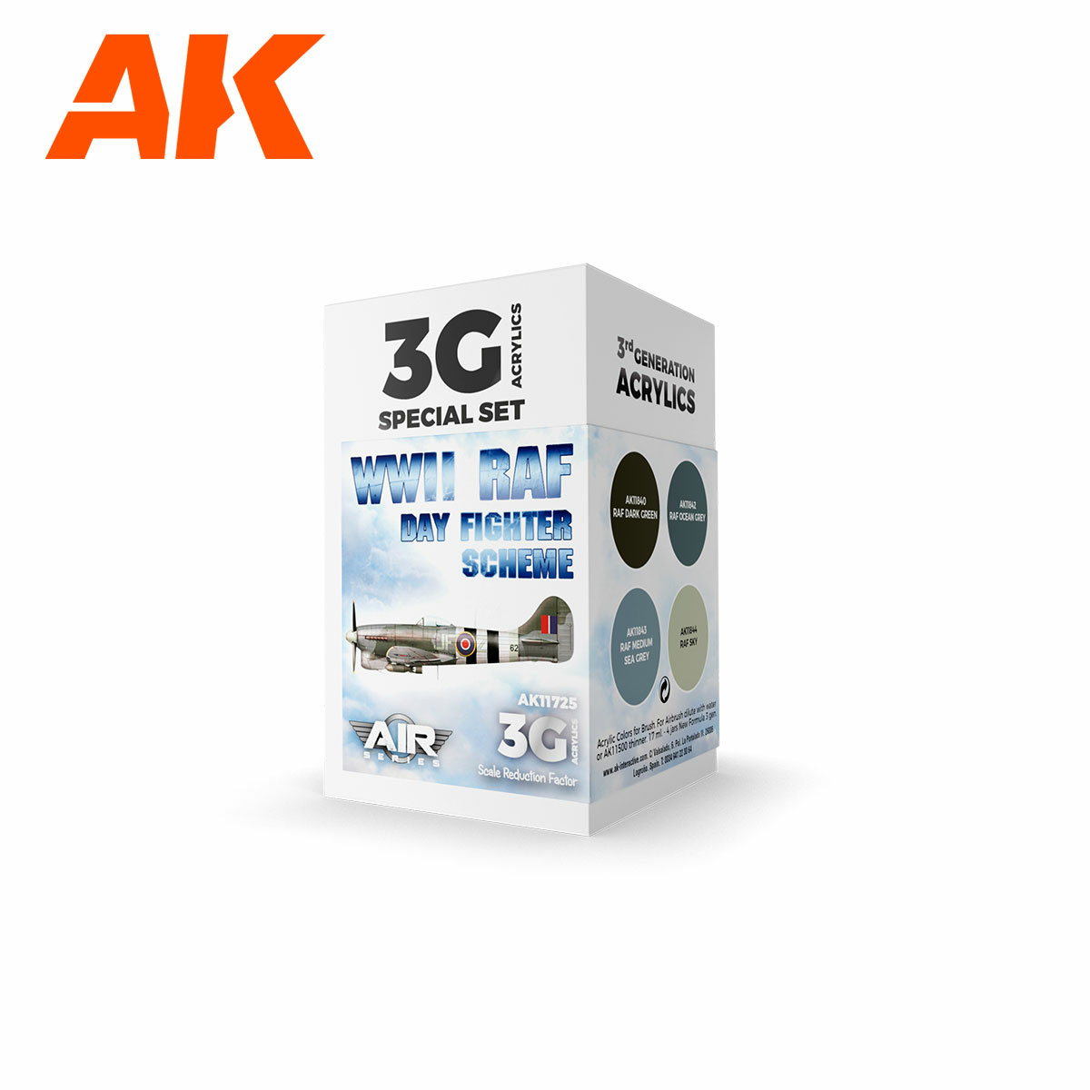 AK11725 AK Interactive Acrylic Paint Set 