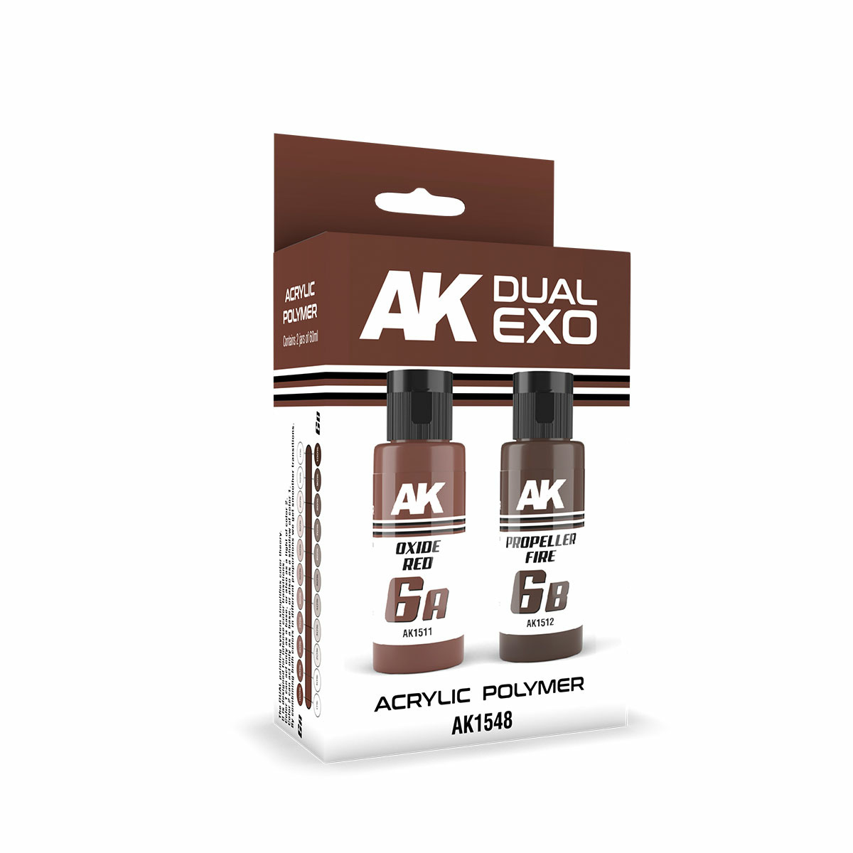 AK1548 AK Interactive Paint Set Dual Exo - 6A Oxide Red & 6B Fire Propeller