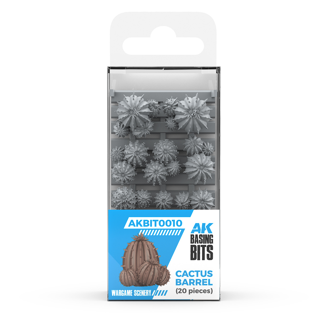 AKBIT0010 AK Interactive 3D-печать BASING BITS Бочкообразный кактус / Barrel Cactus