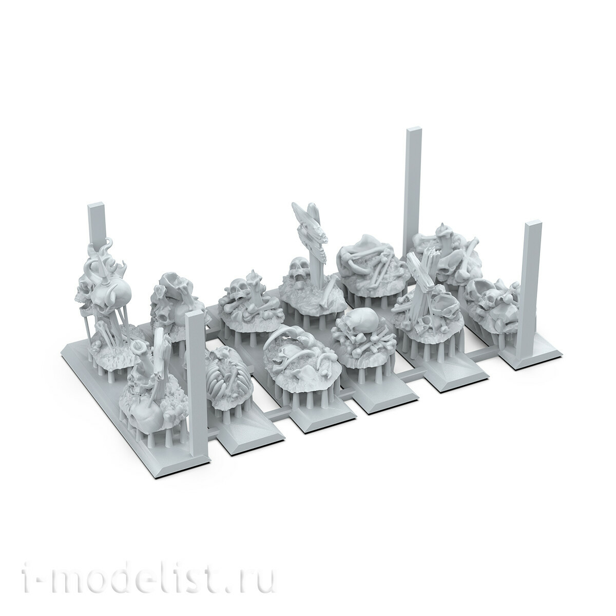 AKBIT0014 AK Interactive 3D-печать BASING BITS Останки костей / Bones Remains