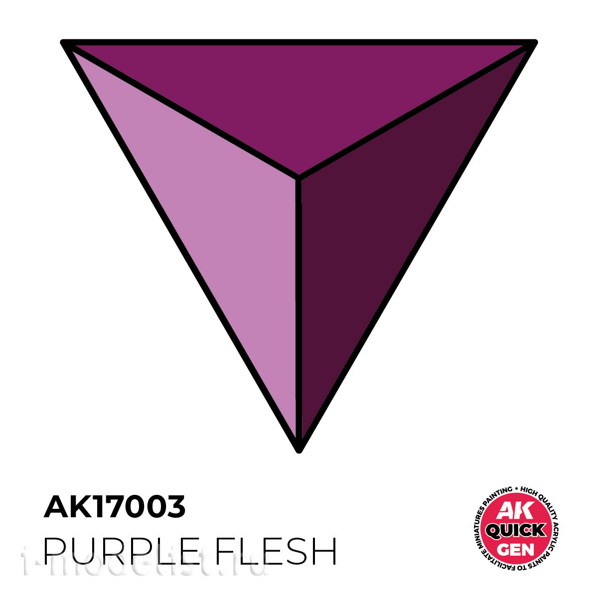 AK17003 AK Interactive Краска акриловая QUICK GEN - Фиолетовая плfromь / PURPLE FLESH