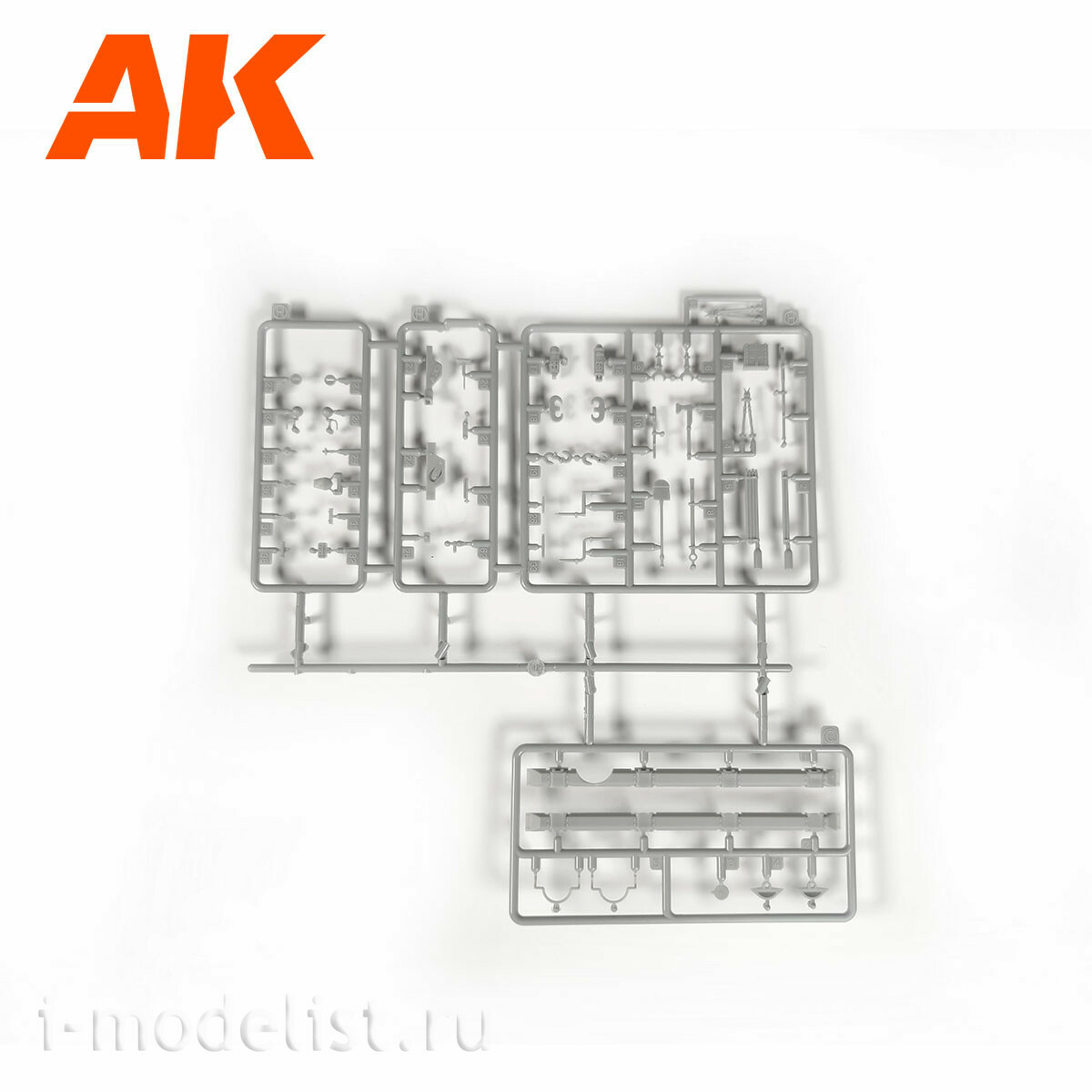 AK35504-B AK Interactive 1/35 Танк Pz.Kpfw.IV Ausf.D Afrika Korps + 5 фигур немецкого танкового экипажа Afrika Korps