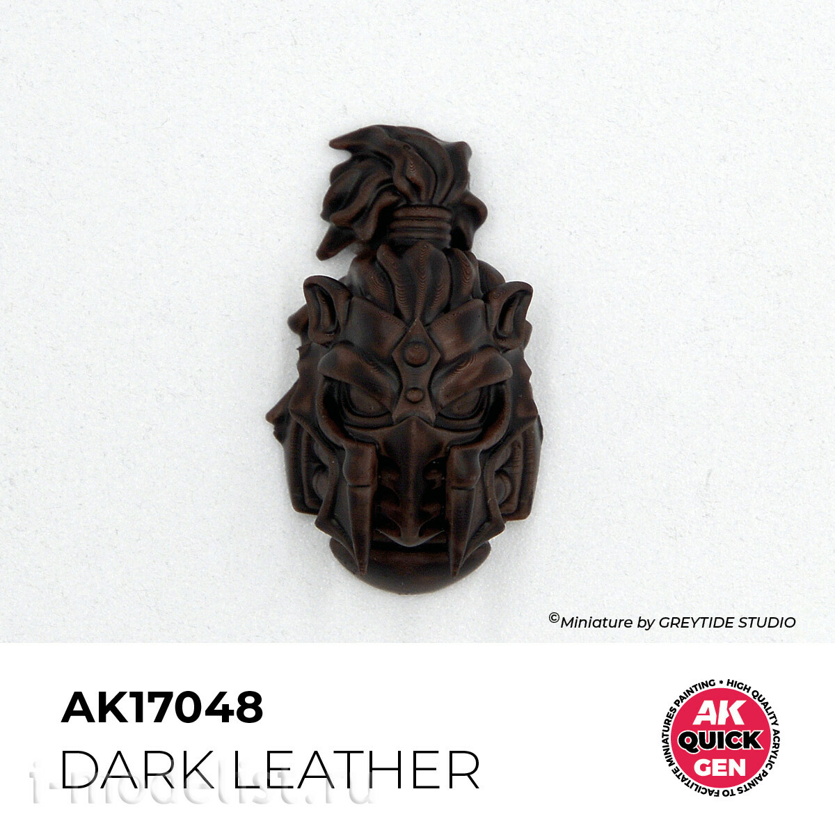 AK17048 AK Interactive Краска акриловая QUICK GEN - Тёмная кожа / DARK LEATHER