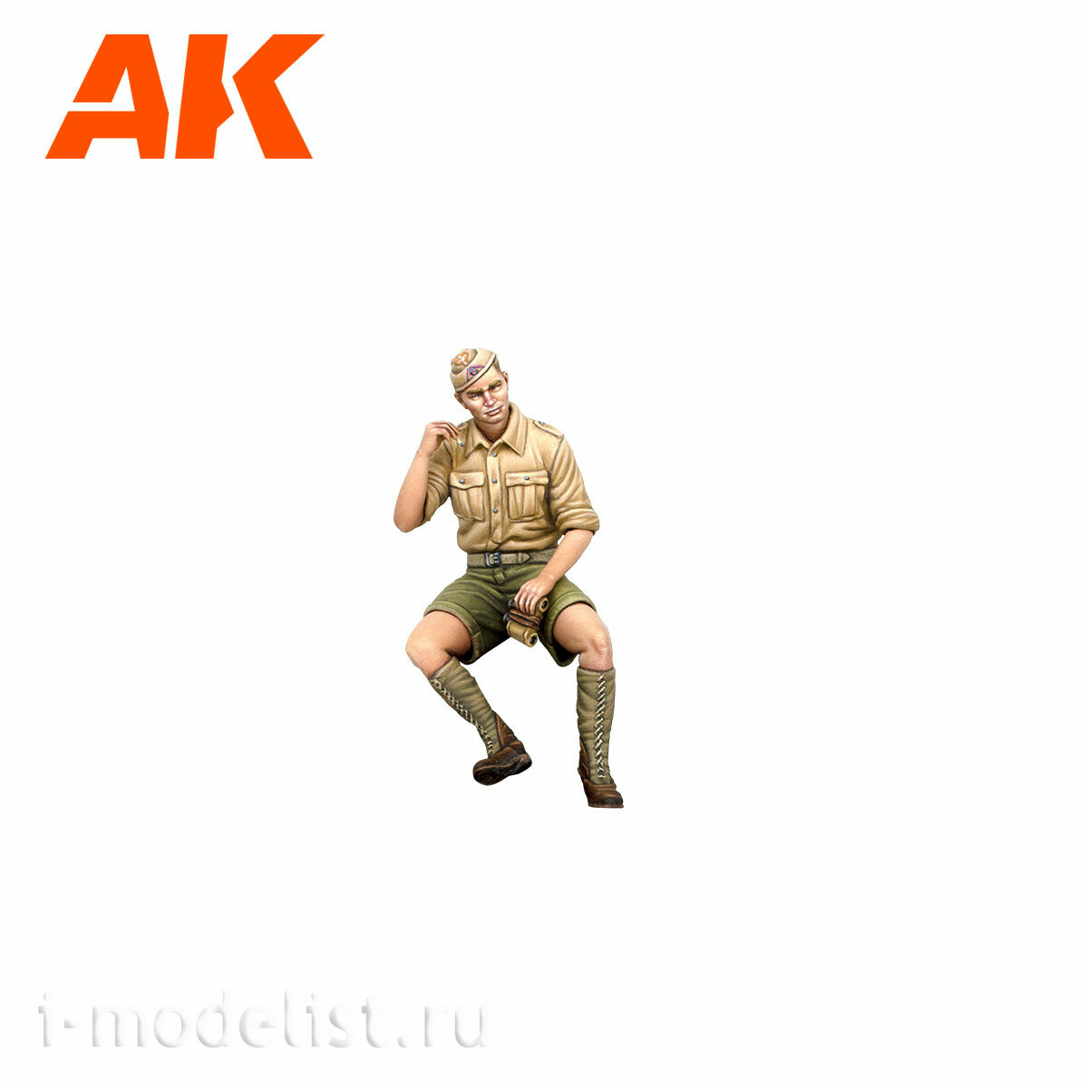 AK35504-A AK Interactive 1/35 Танк Pz.Kpfw.IV Ausf.D Afrika Korps + фигура танкиста DAK Panzerfahrer