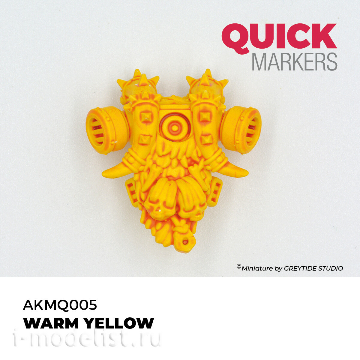 AKMQ005 AK Interactive Маркер QUICK MARKER - Тёплый жёлтый / Warm Yellow