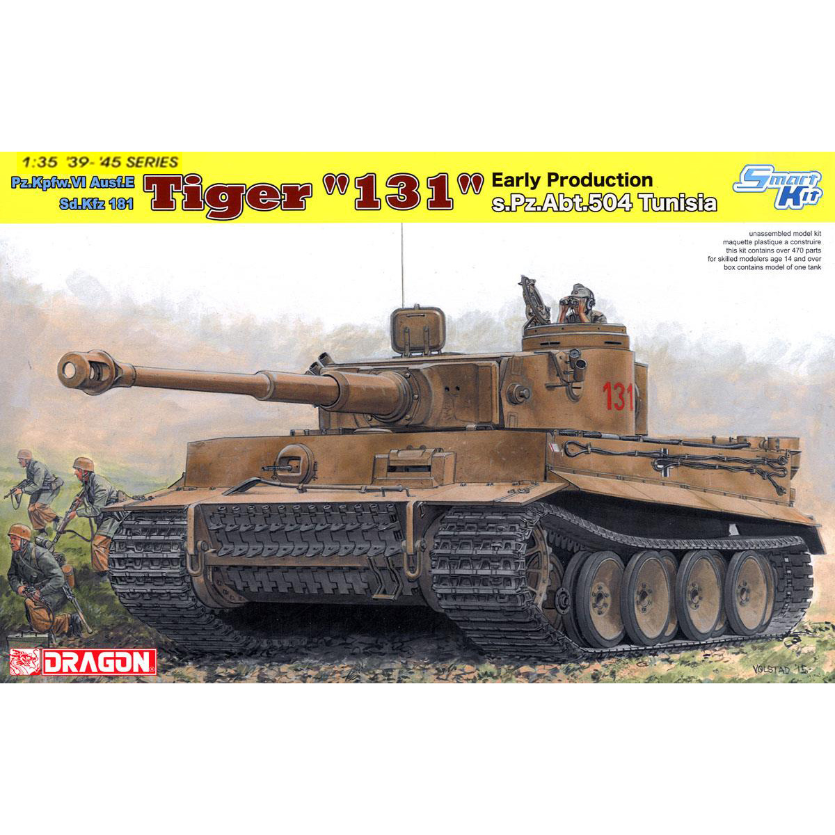 6820 Dragon 1/35 Pz.Kpfw. VI Ausf. E Sd.Kfz.181 Tiger 