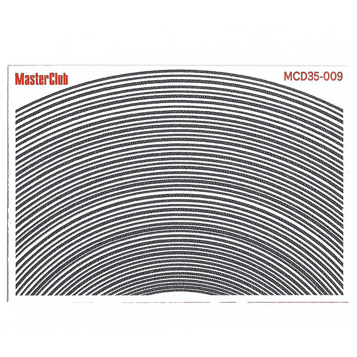 MCD35-009 MasterClub 1/35 3D Декаль Сварные швы среднего радиуса выполненные метоtoм ручной сварки