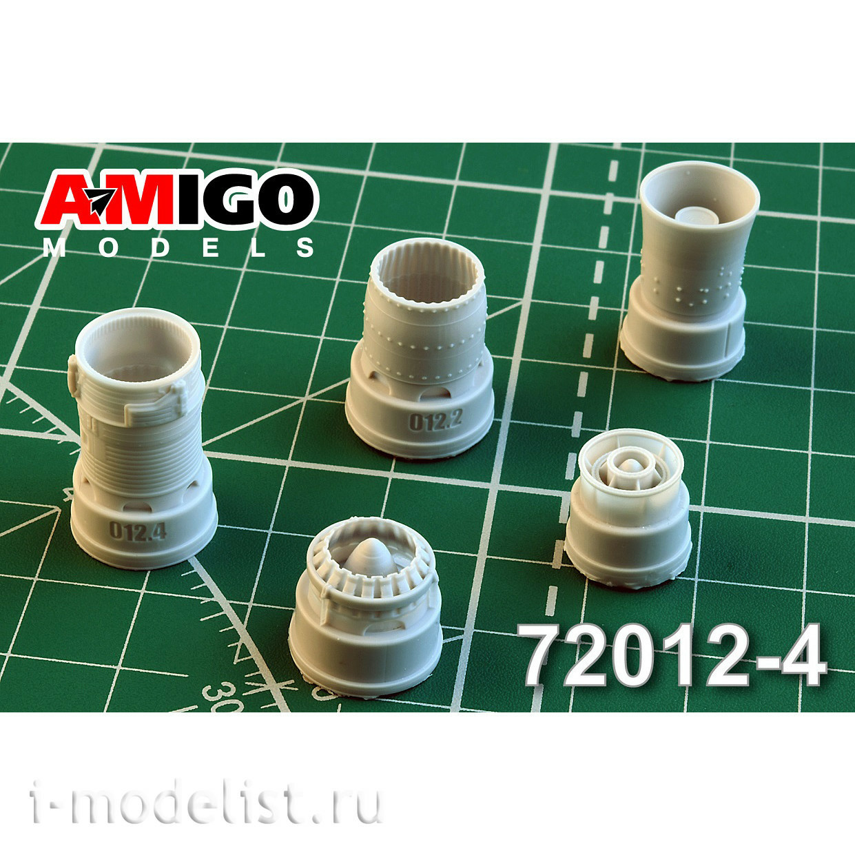 AMG72012-4 Amigo Models 1/72 MiGG-21BIS / MiGG-21-93 Jet Nozzle engine P25-300