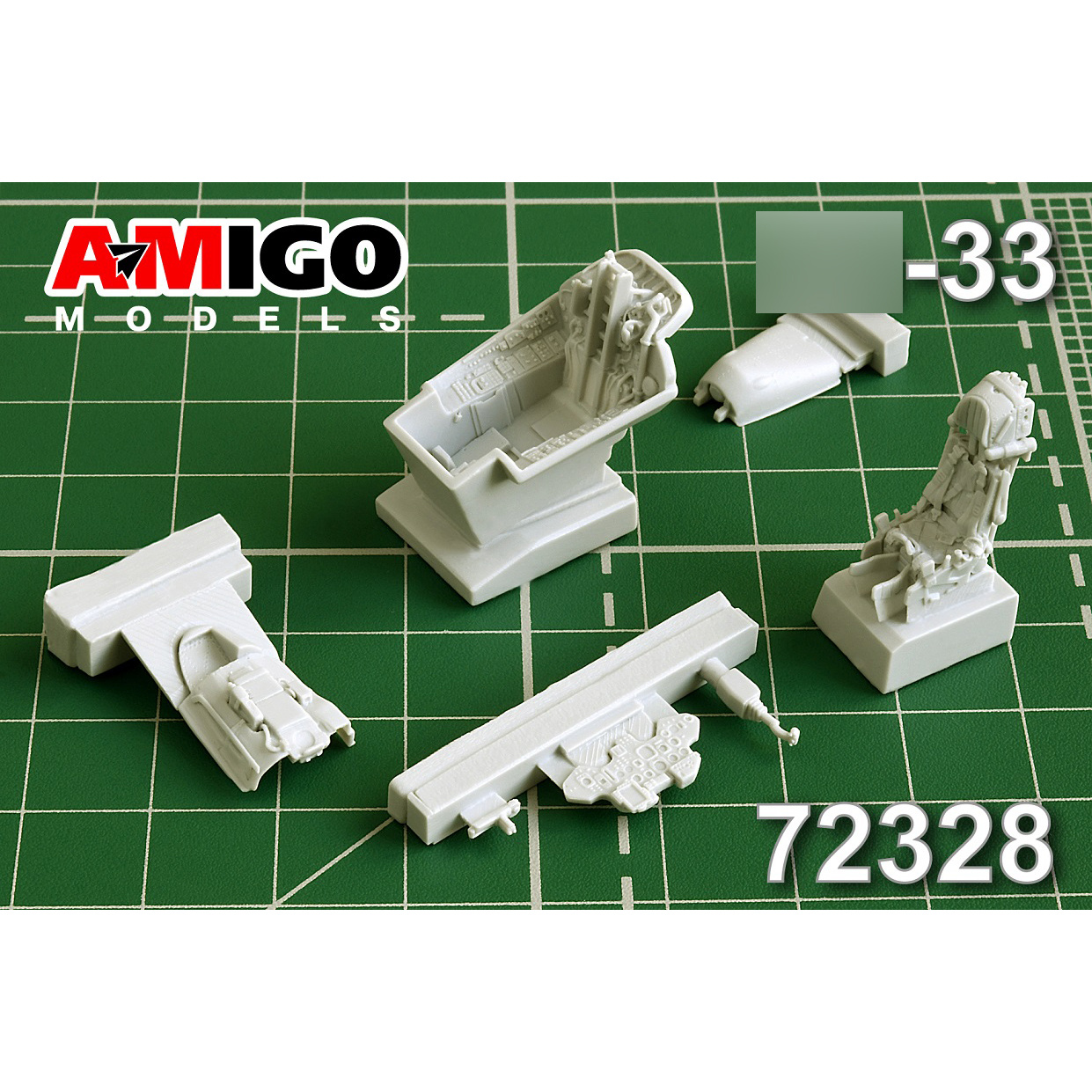 AMG72328 Amigo Models 1/72 Airplane Cabin for C-33 