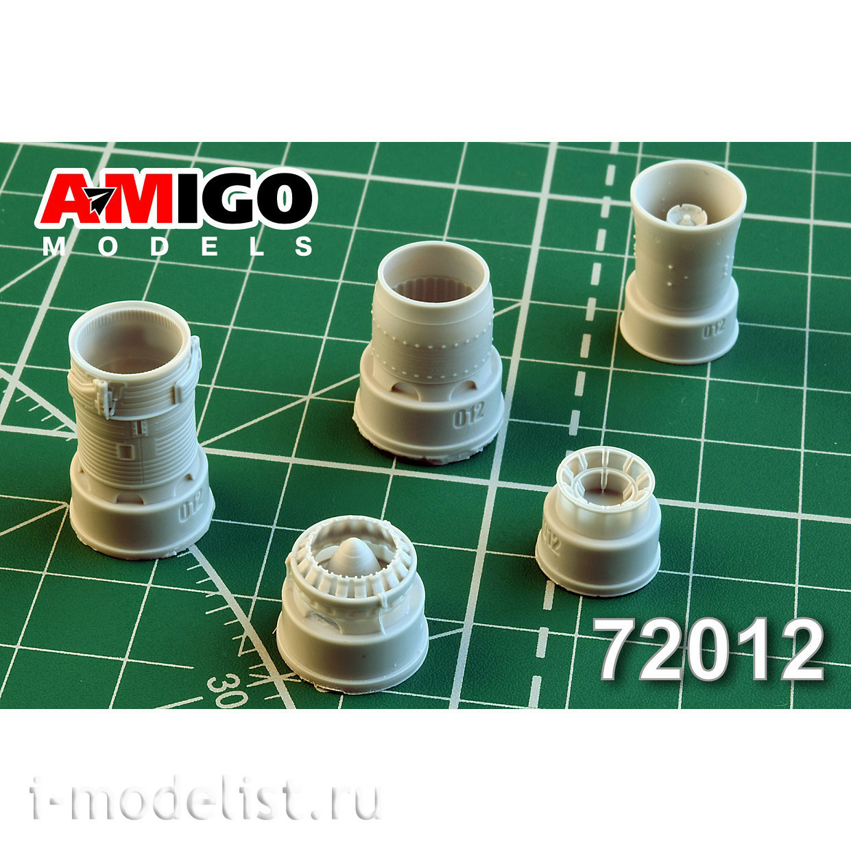AMG72012 Amigo Models 1/72 MiGG-21F/MiGG-21F-13 Jet Nozzle engine R11F-300