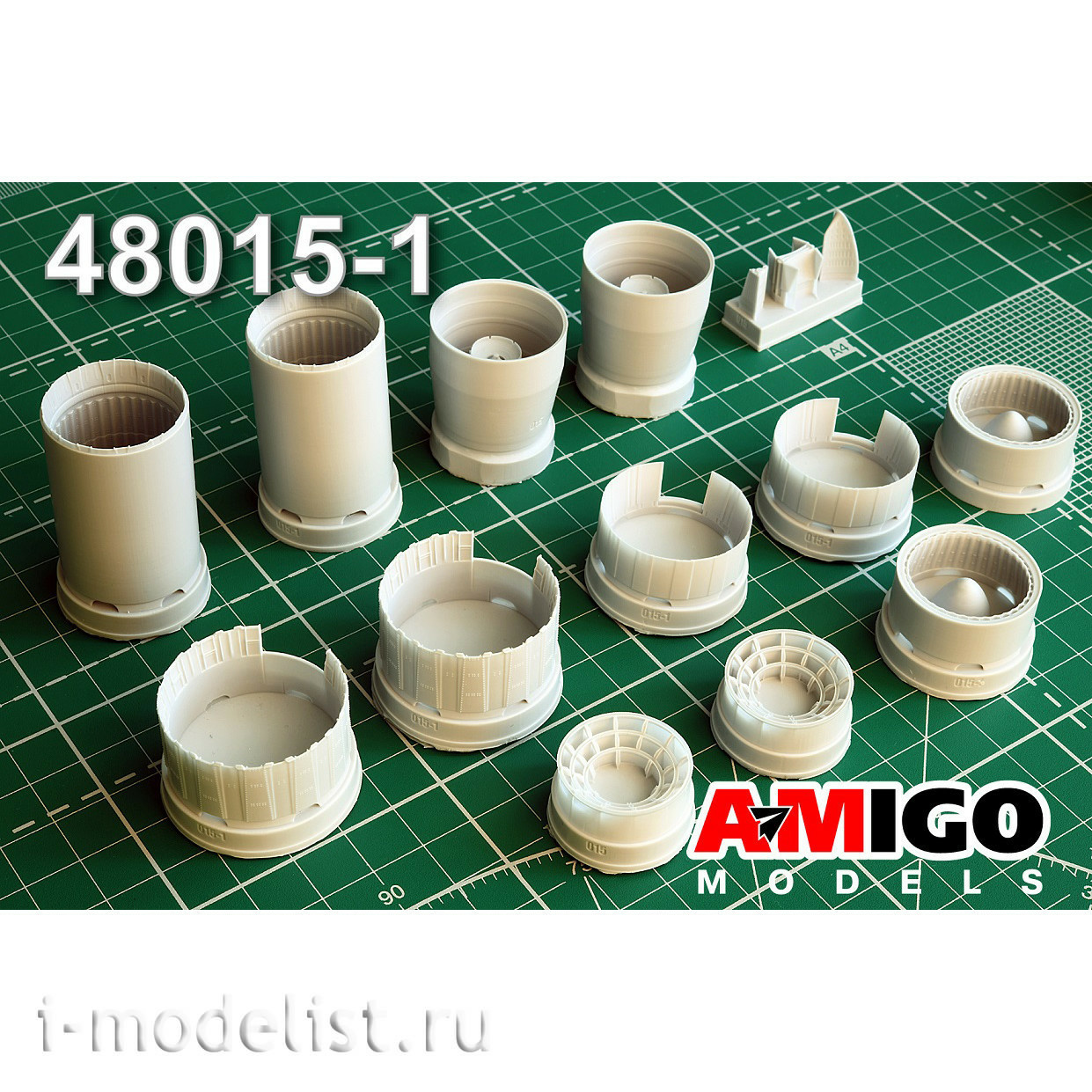 AMG48015-1 Amigo Models 1/48 MiGG-25RB / RBT Jet Engine Nozzles R15B-300