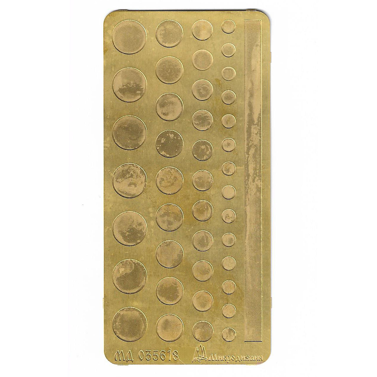 035618 Микродизайн Шаблон для изгfromовления флока