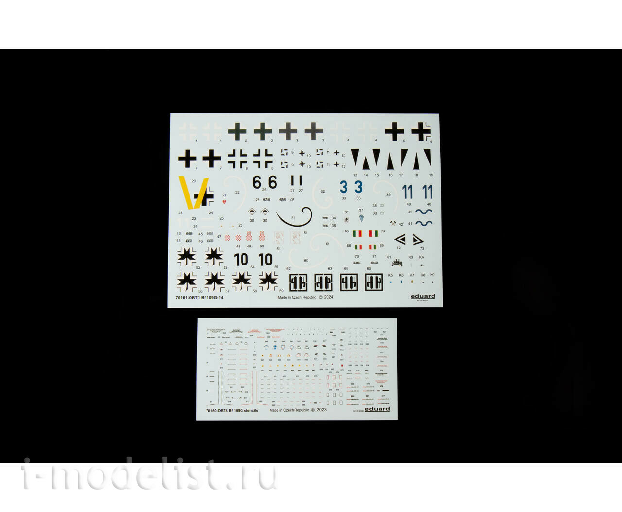 70161 Eduard 1/72 Notмецкий истребитель Bf 109G-14 (ProfiPACK)