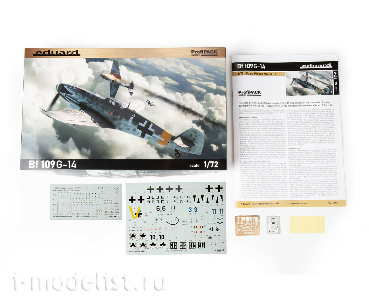 70161 Eduard 1/72 Notмецкий истребитель Bf 109G-14 (ProfiPACK)