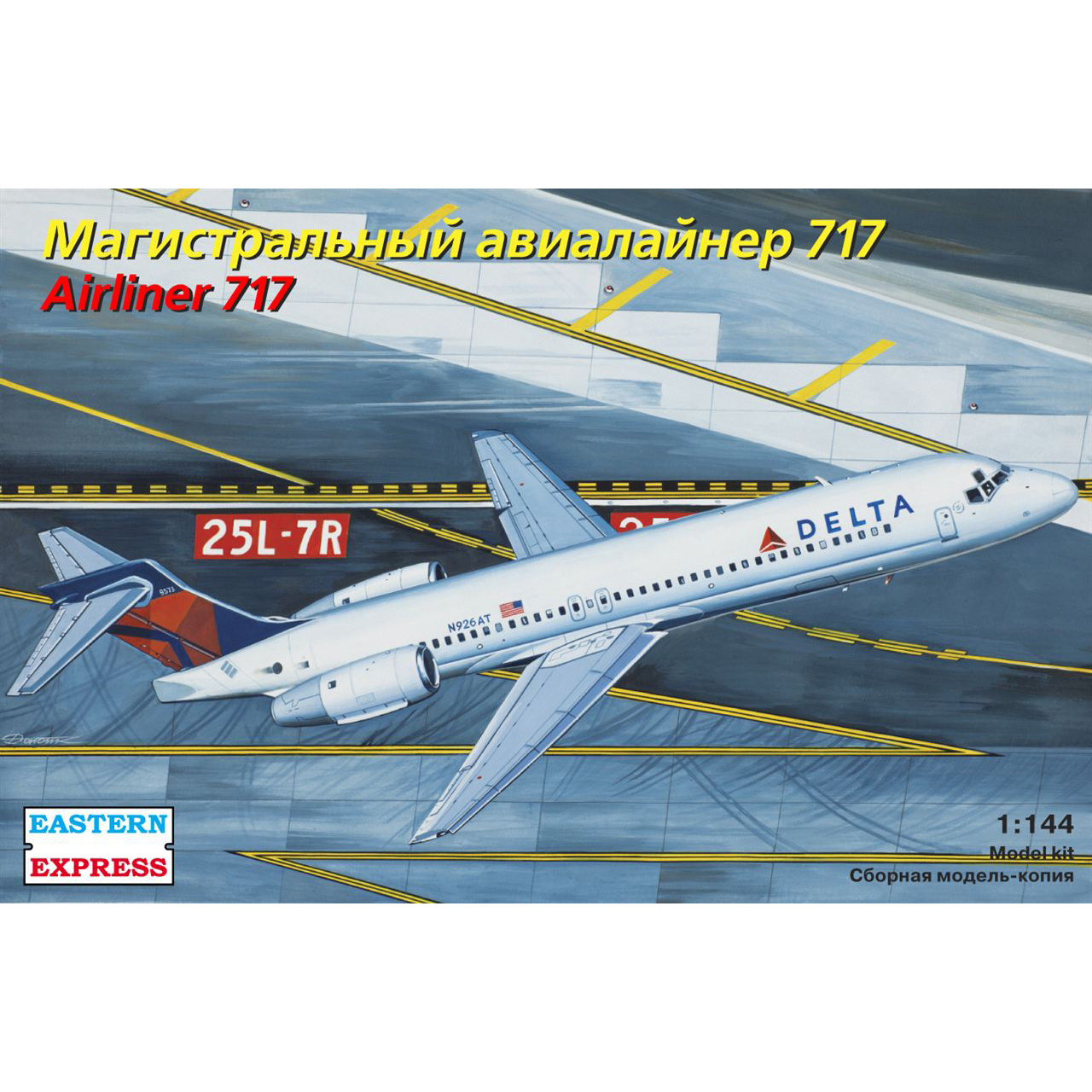 144124 Orient Express 1/144 Airliner 717 Delta