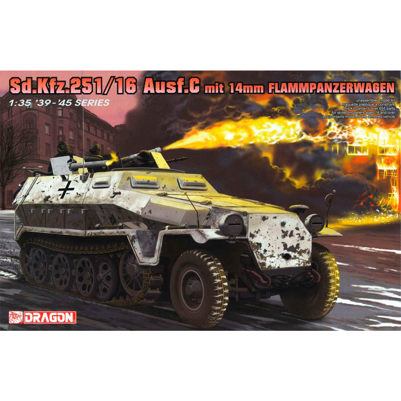6864 Dragon 1/35 Sd.Kfz.251/16 Ausf.C Flammpanzerwagen
